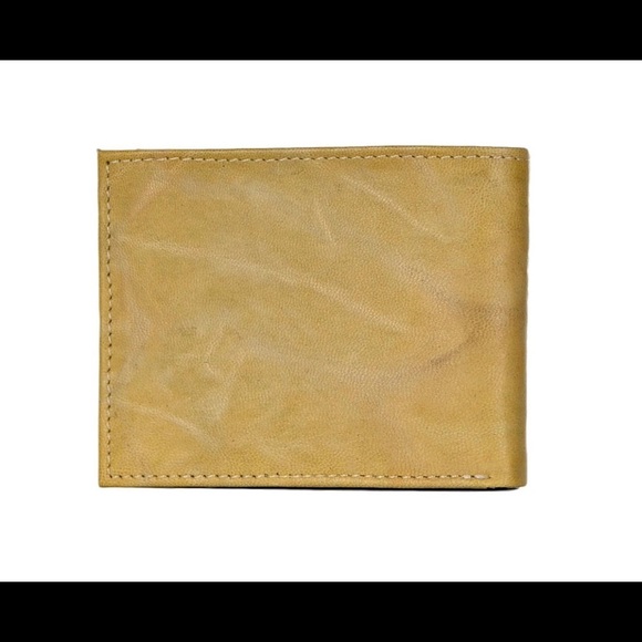 Men’s Leather Antique Bi-fold wallet - Picture 6 of 6